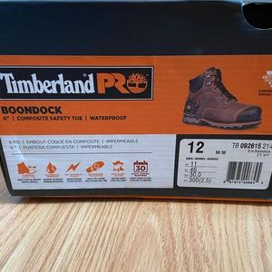 Sz 12 Timberland Pro waterproof/saftey toe boots